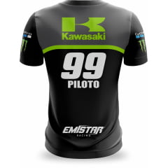 CAMISA OFF ROAD CASUAL PERSONALIZADA MOD. - 0489 KAWASAKI