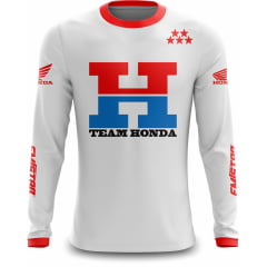 CAMISA TEAM HONDA RETRO 
