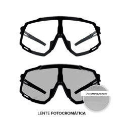 Óculos de Sol Active Preto Fotocromático (Unissex)