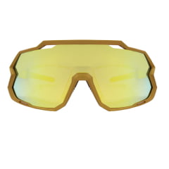 Óculos de Sol Pulse Dourado c Camaleão Espelhado (Unissex)