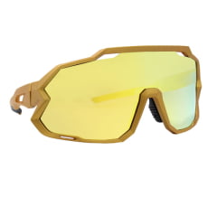 Óculos de Sol Pulse Dourado c Camaleão Espelhado (Unissex)