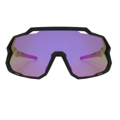 Óculos de Sol Pulse Preto c/ Roxo Espelhado (Unissex)