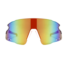 Óculos de sol Ryder Branco c/ Fire Espelhado (Unissex)