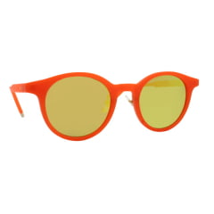 Óculos de Sol Sky Laranja Flour Espelhado (Unissex)